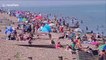 August heatwave sees Britons flock to beach in Kent