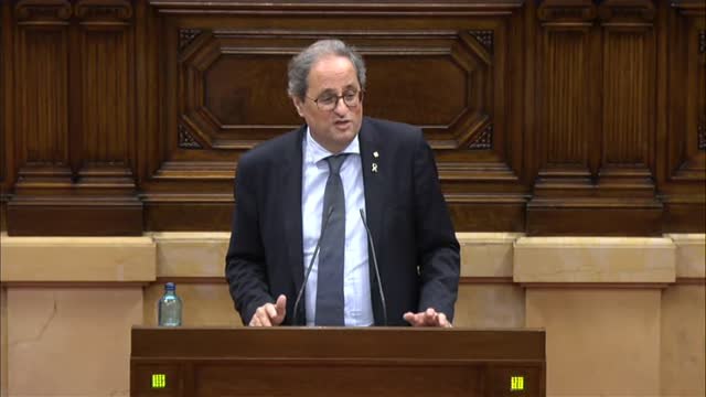 Torra, sobre Juan Carlos I: El Parlament es la única institución que se está preguntando qué ha pasado