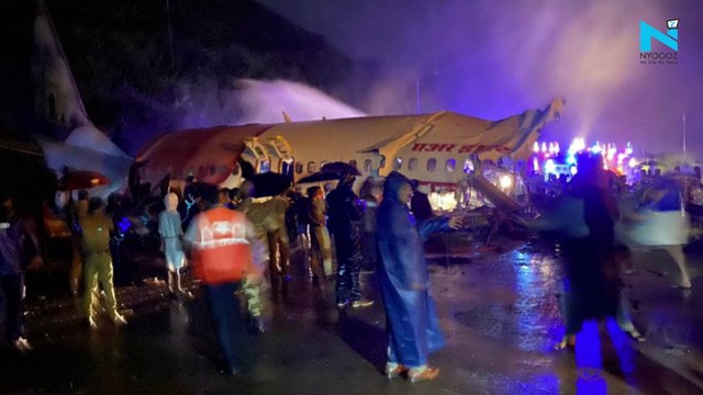 Air India Express flight with 191 passengers skids off runway at Kozhikode, pilot killed