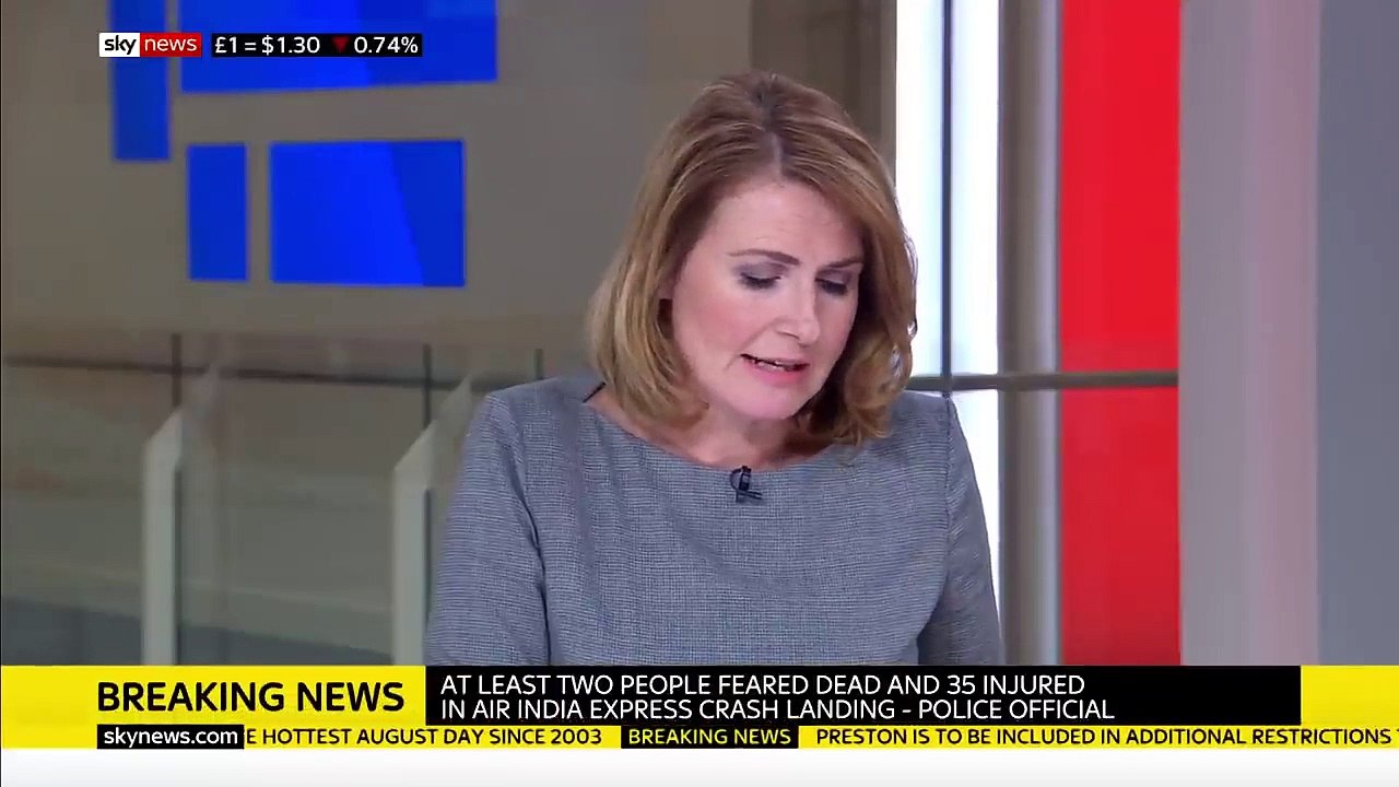 Un avion de ligne transportant au moins 185 personnes s’est brisé en deux lors d’un atterrissage en catastrophe dans le sud de l’Inde