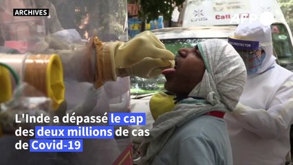 Coronavirus: l'Inde dépasse les deux millions de cas déclarés