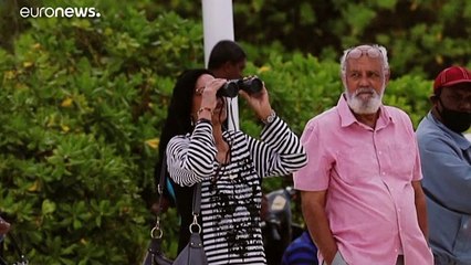 Разлив нефти у берегов Маврикия