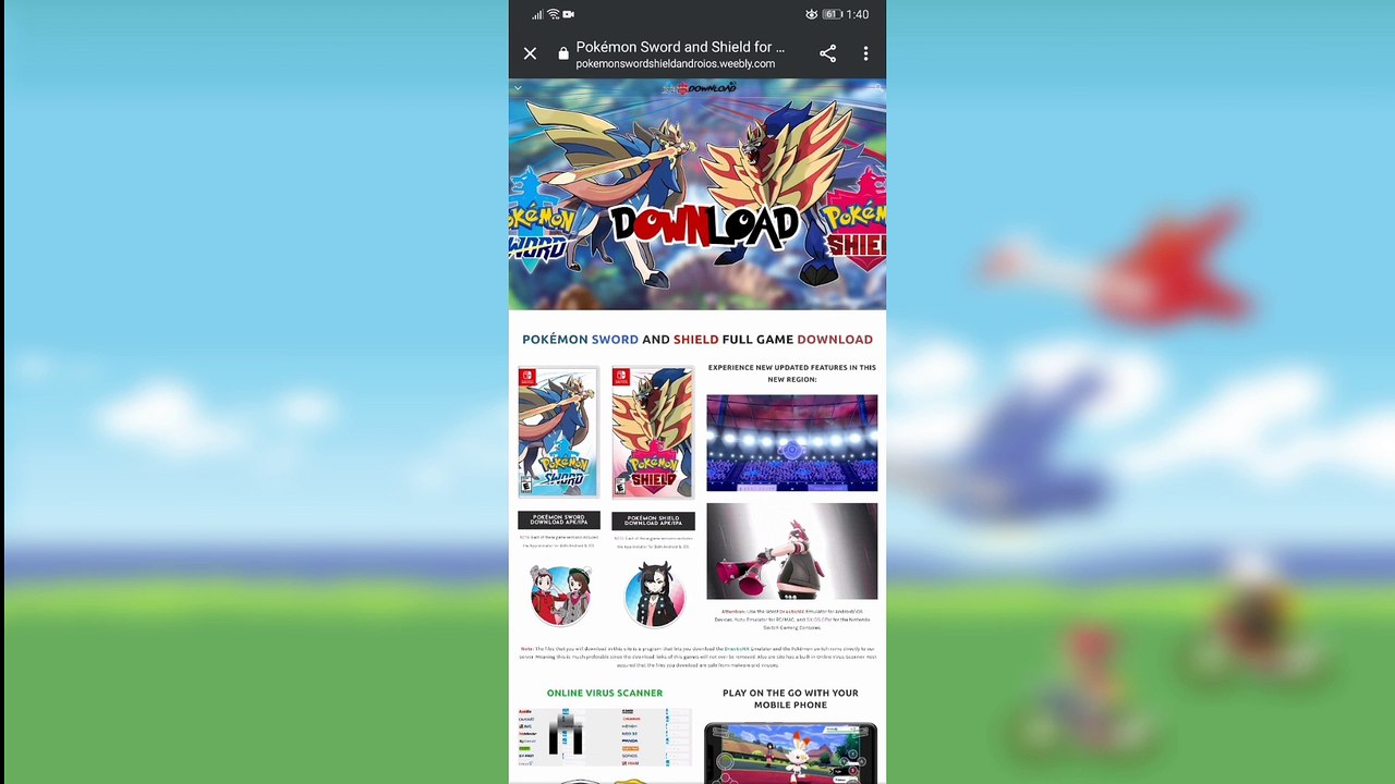 % Real Pokemon Sword Android Gameplay Proof | Download & Install Guide