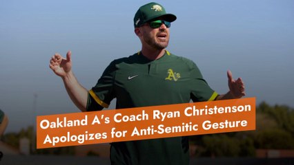 Oakland A's Coach Is Sorry