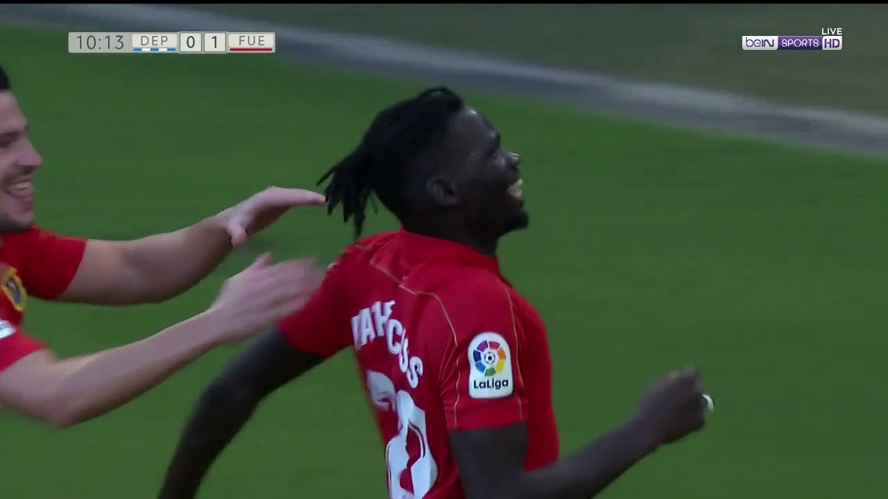 Fuenlabrada 1-0 Deportivo de la Coruña: Goal Pathe Ciss