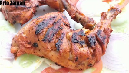 Tandoori chicken Restaurant style without oven - BBQ Chicken recipe - how to make tandoori chicken