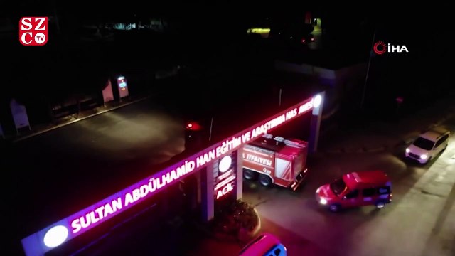 Sultan Abdülhamid Han Eğitim ve Araştırma Hastanesinde yangın