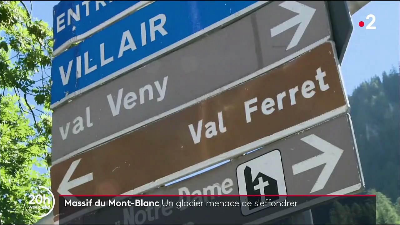 Massif du Mont-Blanc : un glacier menace de se détacher