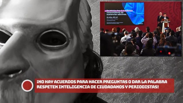 ¡No hay acuerdos para hacer preguntas o dar la palabra respeten inteligencia de ciudadanos y periodistas!