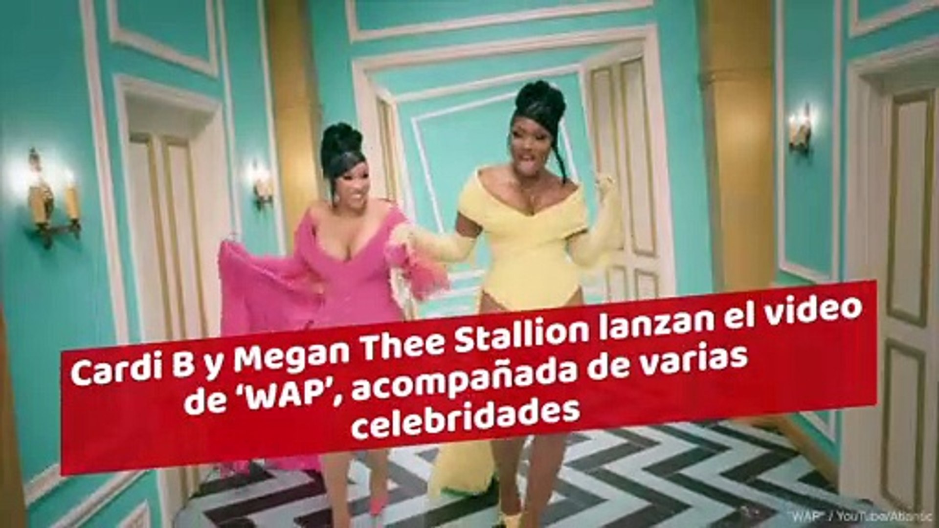 ⁣Cardi B y Megan Thee Stallion lanzan el video de ‘WAP’ junto con varias celebridades