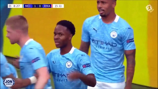 Manchester City 2 x 1 Real Madrid - Goals | Gols | 2019-20 Champions League