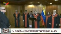 Leonardo Morales es el nuevo vicepresidente del CNE