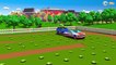 Tracteur VS Voiture de course dans Cars Town - Dessins animés pour les enfants