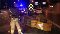 Üsküdar’da otomobil hafif ticari araca arkadan çarptı: 3 yaralı