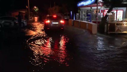 Bodrum’da evleri, iş yerlerini su bastı, esnaf isyan etti