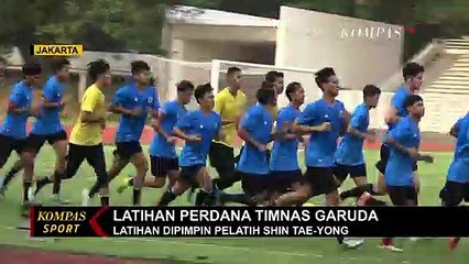 Dipimpin Shin Tae Yong, Timnas Garuda Lakukan Latihan Perdana