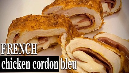 French chicken cordon bleu  - رولت مرغ فرانسوی