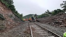 폭우로 전국 곳곳 열차 운행 중단...복구 작업 차질도 / YTN