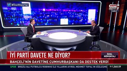 İYİ Parti'den, Cumhurbaşkanı Erdoğan'ın davetine canlı yayında yanıt