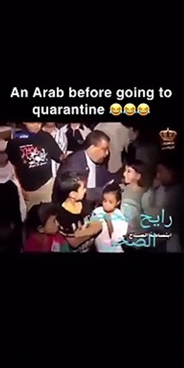 An Arab Before Going to Quarantine 