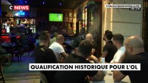 Ligue des champions : les supporters lyonnais ont fêté la qualification historique de l'OL