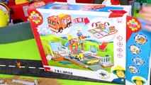 Carrinho de bombeiros - Bombeiro Sam  e carrinhos da patrulha canina para crianças