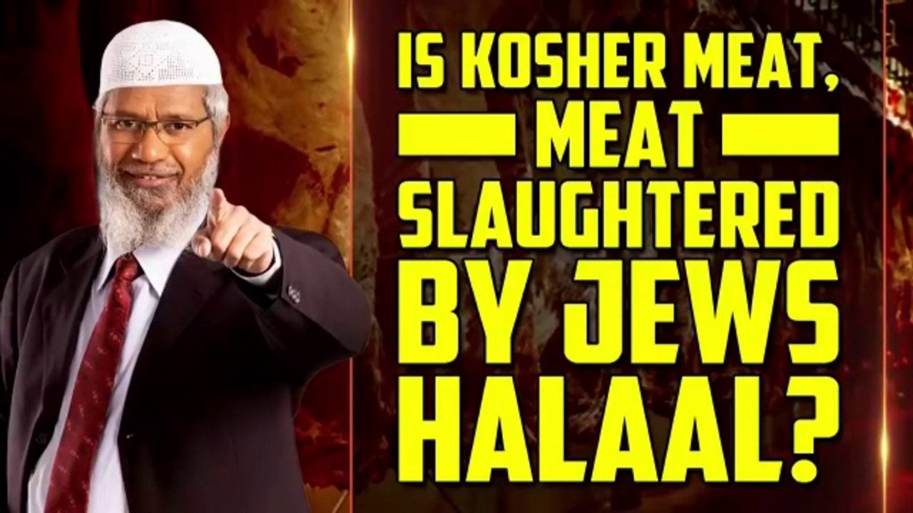 Is Kosher meat slaughtered by Jews Halal? | Is kosher food halal in Islam? | Answer by Dr. Zakir Naik