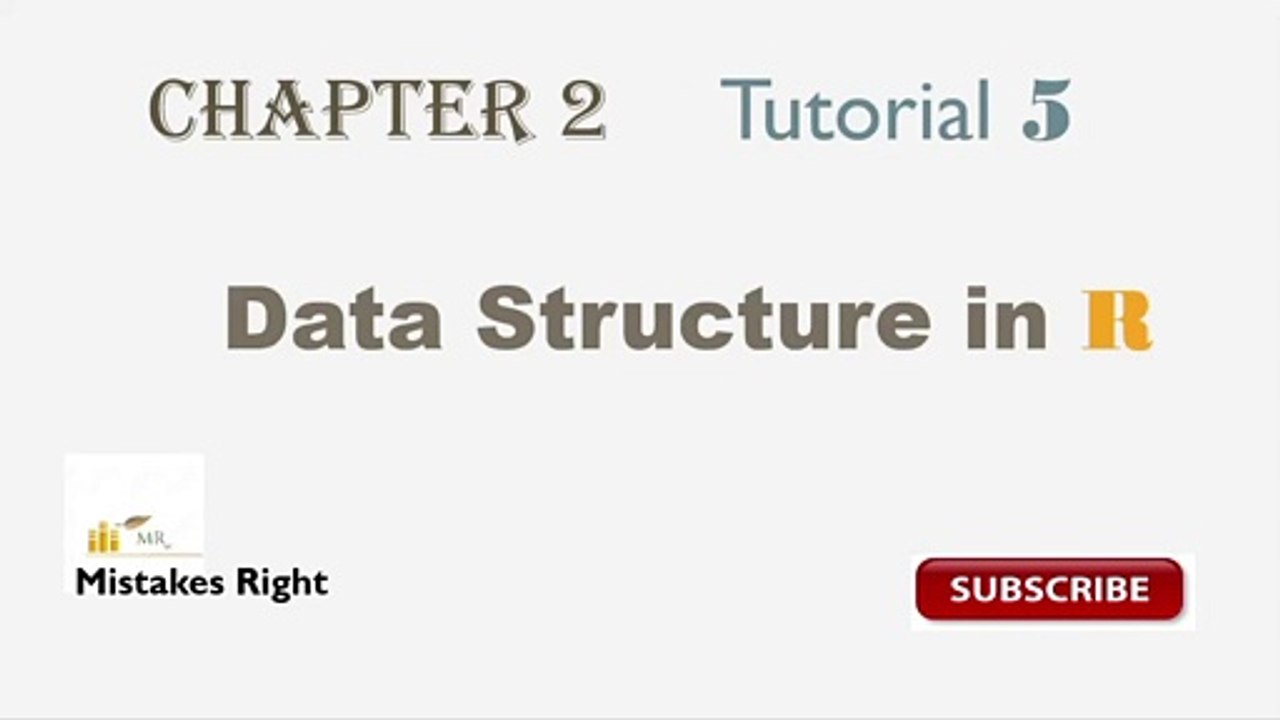Data Structure in R