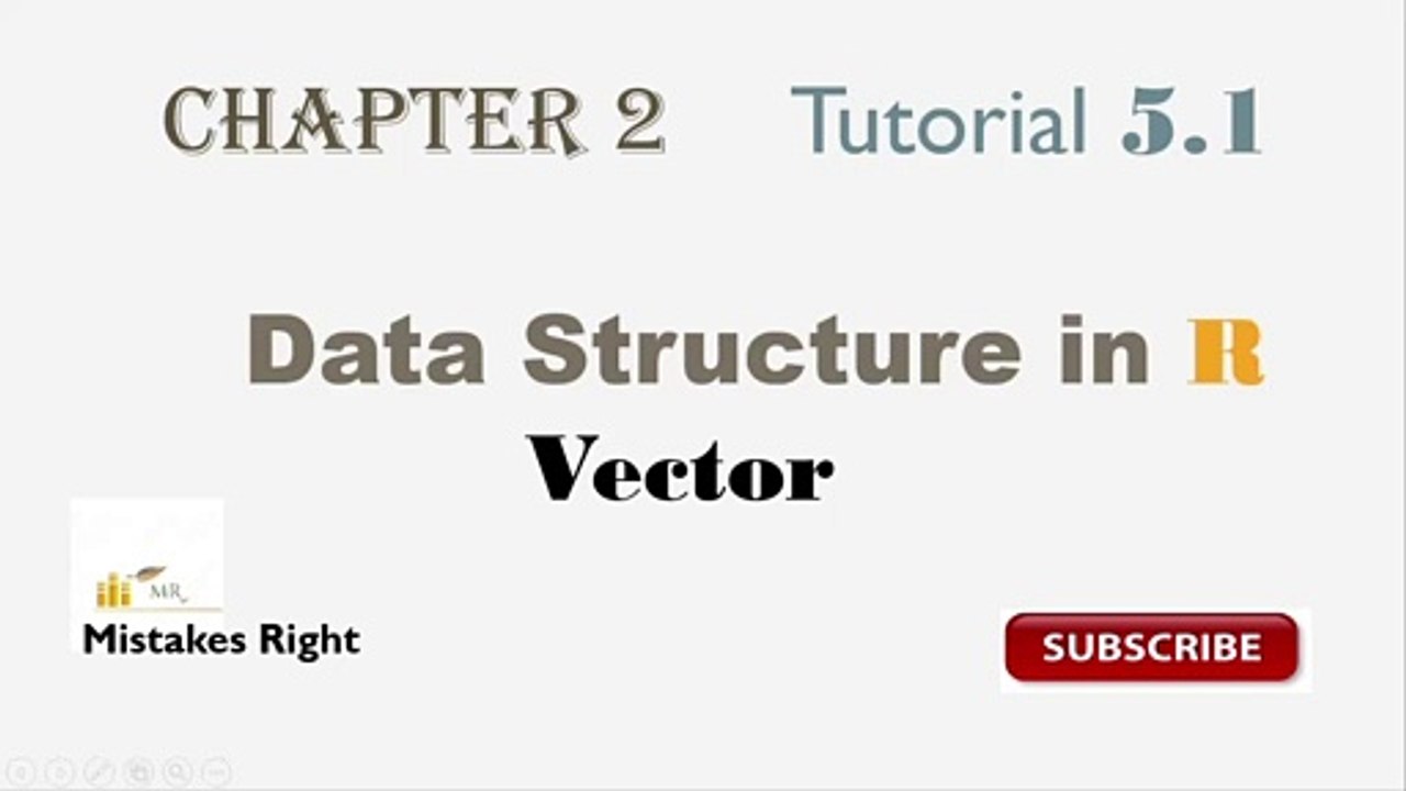 Vector in r programming