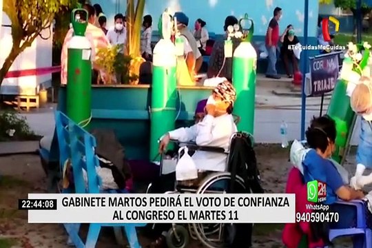 Voto de Confianza: premier Martos se presentará este martes 11 ante el Congreso