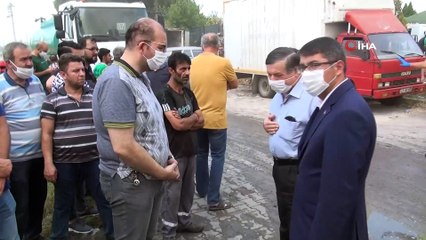 Mobilya fabrikasındaki yangın tamamen söndürüldü