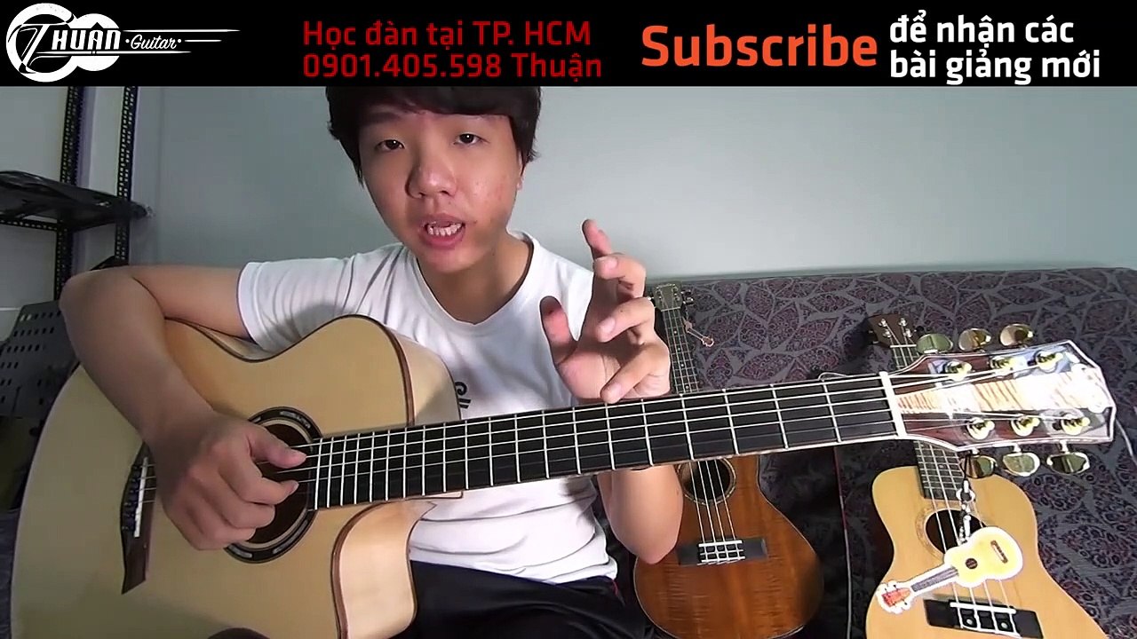 TH đánh giai điệu bài hát - cơ bản của guitar solo _ Tự học Guitar #7 _ ThuanGuitar