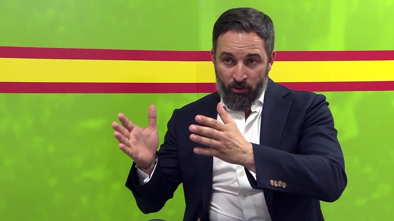 Abascal cree que Sánchez "no tiene escrúpulos" y está "dispuesto a todo"