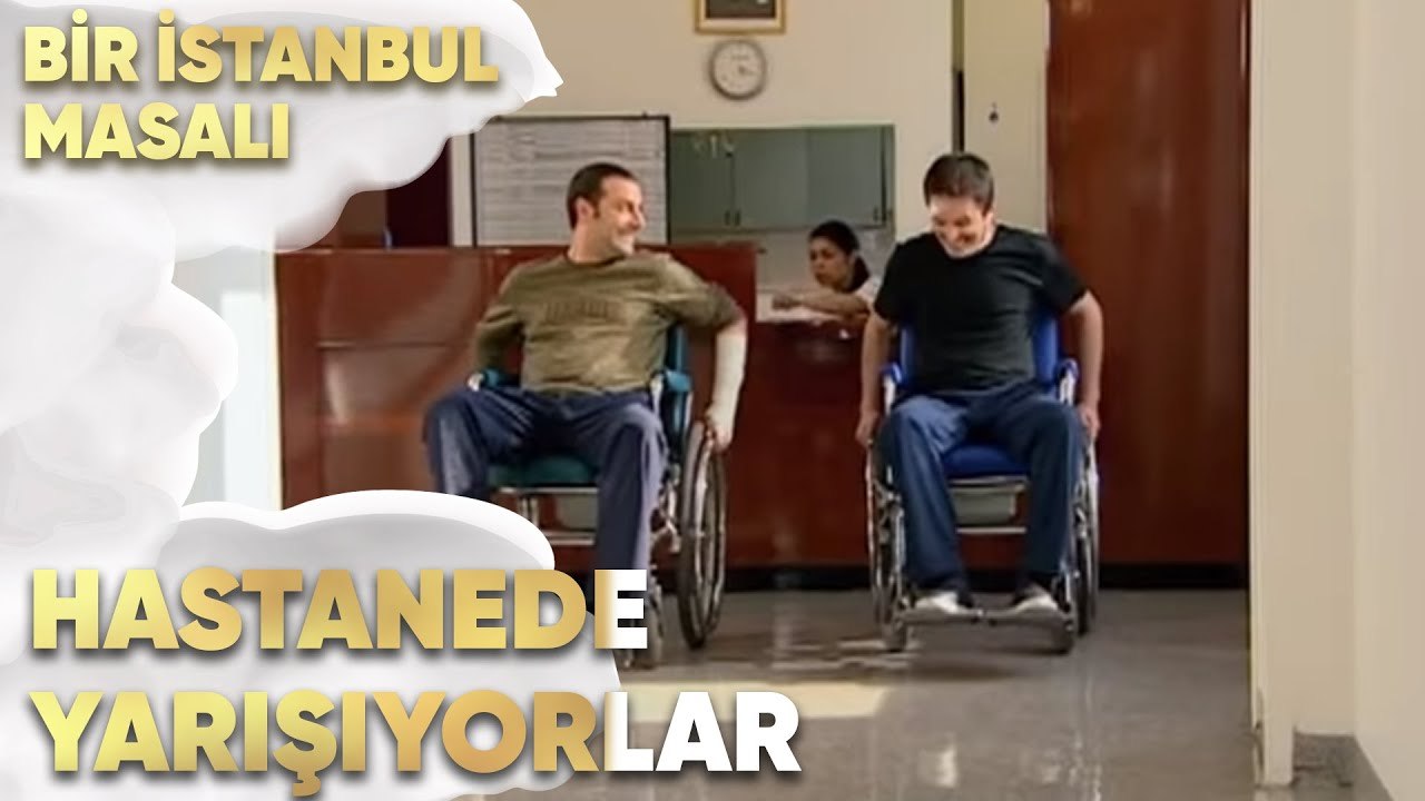 Demir ve Sercan Tekerlekli Sandalyeyle Yarışıyo...