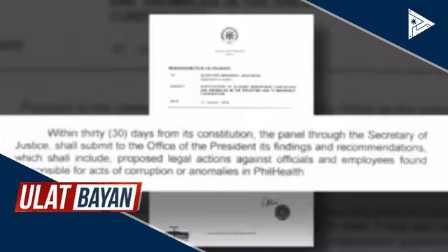 Pres. #Duterte, ipinag-utos ang pagbuo ng Task Force na mag-iimbestiga sa korupsyon sa PhilHealth