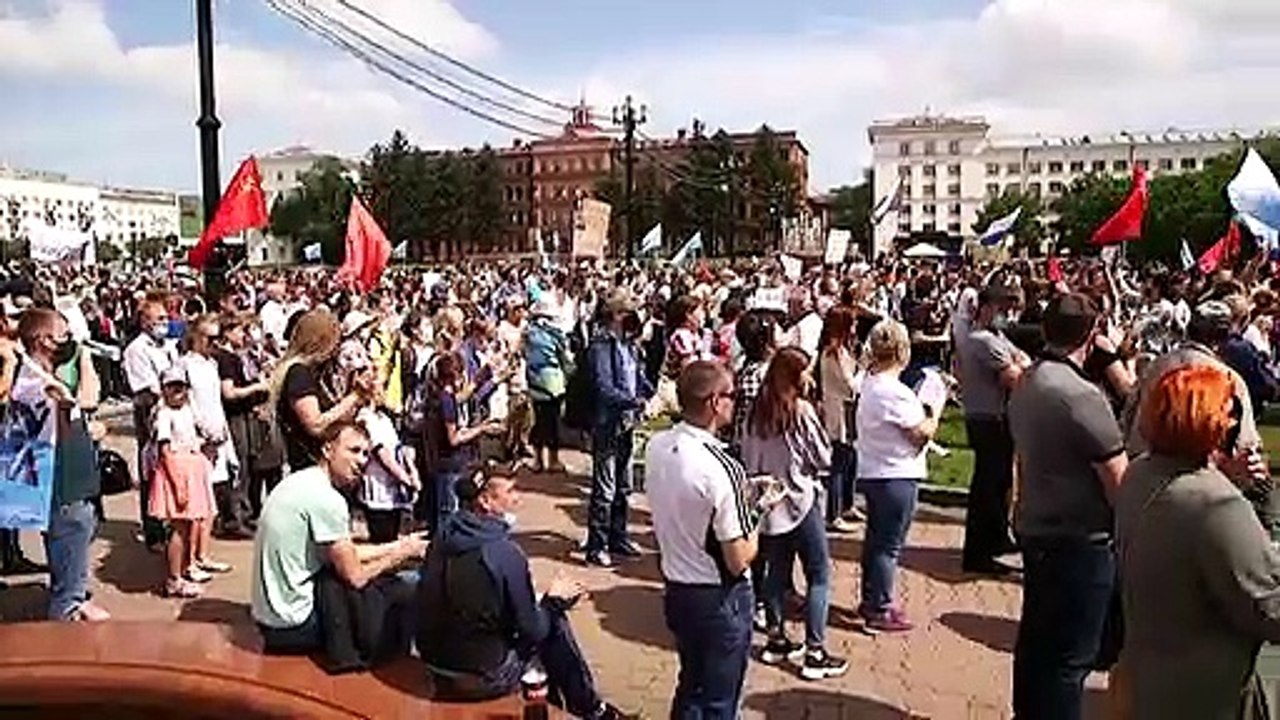 Wieder kremlkritische Massenproteste im Osten Russlands