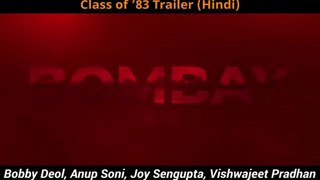 Class of ’83 Trailer - Hindi |  Bobby Deol