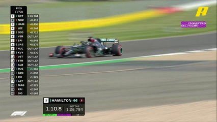 هاميلتون يسجل أسرع زمن في التجارب الثالثة قبل دقائق من النهاية