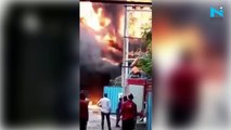 BREAKING: Massive fire at a chemical factory in Vapi, Gujarat