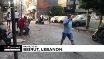 Бейрут: жители разбирают завалы и ищут пропавших