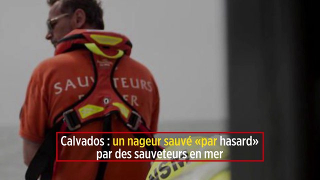 Calvados : un nageur sauvé « par hasard » par des sauveteurs en mer