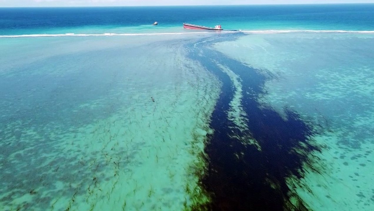 Frachter vor Mauritius verliert Öl - Umweltnotstand ausgerufen
