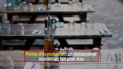 Pertes d'exploitation : un restaurateur marseillais fait plier Axa