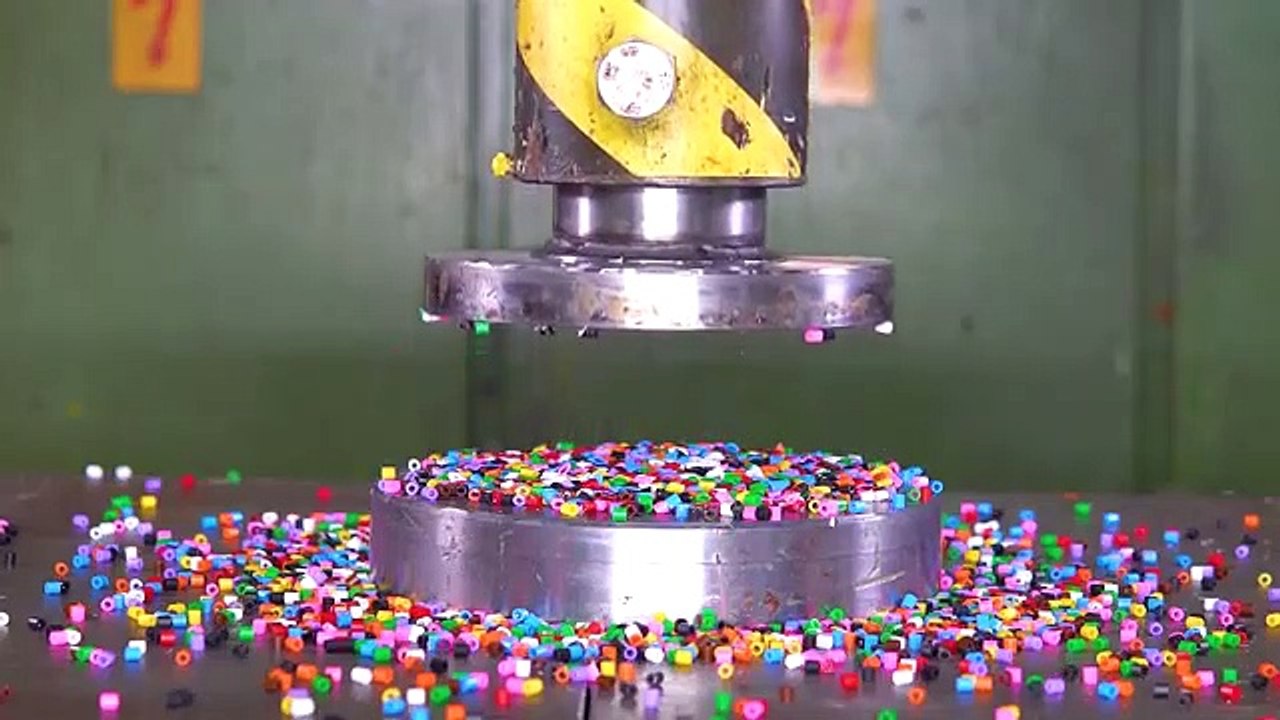 Top 100 Best Hydraulic Press Moments _ Satisfying Crushing Compilation