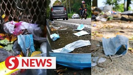 Download Video: Littering of face masks reflects Malaysian attitude towards cleanliness