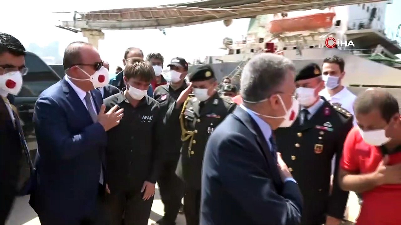 - Cumhurbaşkanı Yardımcısı Oktay ve Bakan Çavuşoğlu, patlamanın meydana geldiği alanı ziyaret etti