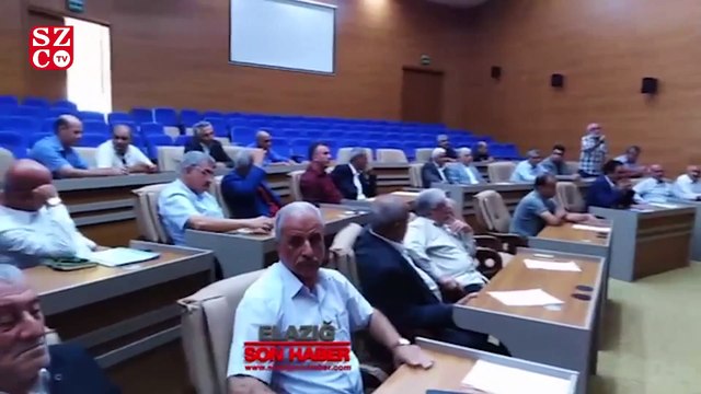 Elazığ İl Genel Meclisi'nde Gergin Anlar Yaşandı