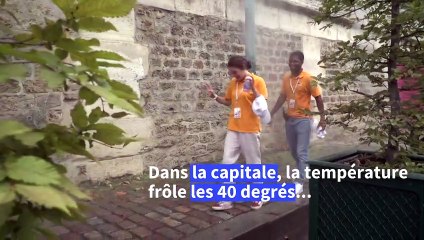 Chaleur à Paris: les brumisateurs plébiscités par les Parisiens