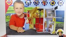 Fireman Sam Toys Unboxing- New Fire Station & Truck from Pontypandy for kids