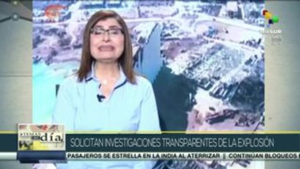 Líbano: piden transparentar investigaciones sobre explosión en Beirut